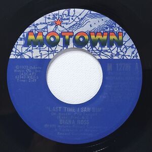 Diana Ross ~ 45 Vinyl Record ~ Last Time I Saw Him / Save The Children EX Soul